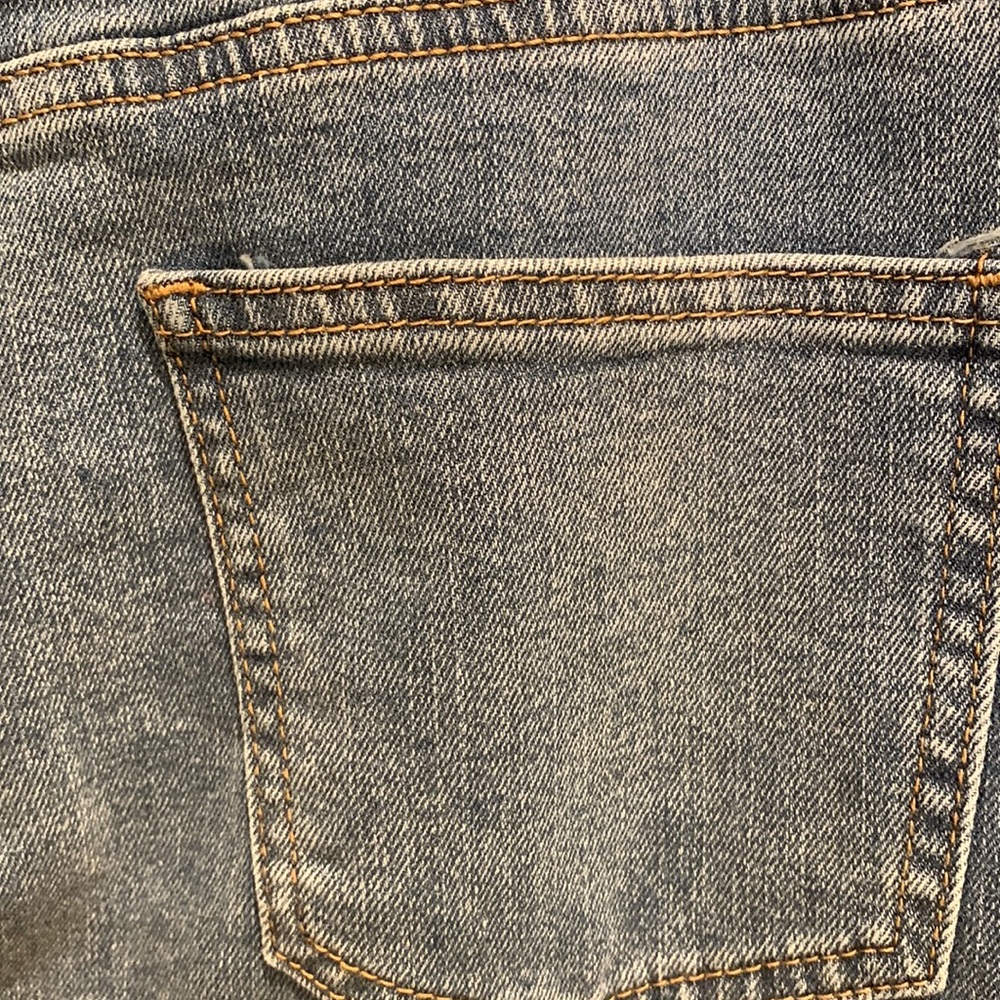 Happily Grey frayed Denim skirt NWT - Picture 6 of 6